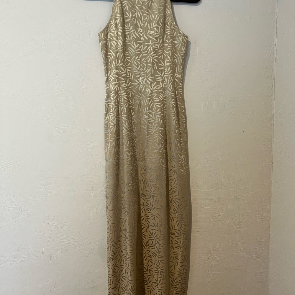 Escada vintage 90s slip style dress with high slit - Picture 5 of 13